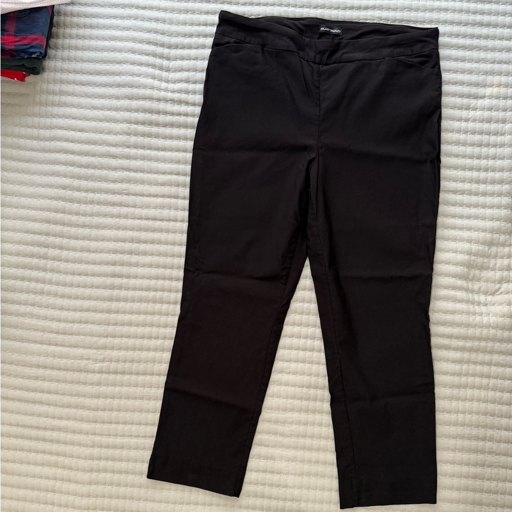 Hilary Radley Women’s Pull-on Black Dress Pants size XL